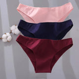 Sexy Low Waist Cotton Panties Female Underpants Solid Breathable Comfortable Women Underwear Ladies Pantys