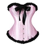 New Court Harness Top Rules Black Lotus Leaf Lace Body Suit-Outfit
