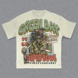 Men's T-Shirts Y2K Shirts Men's Original Hip-Hop In Our Trusted Graphics Print Round Collars-Outfit