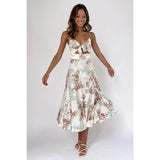 Fiber Small Floral Print Fresh Sweet