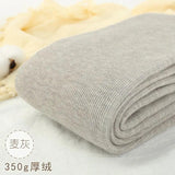 Warm Leggings Women Vertical Stripes Casual Pants Thickened Plush Cotton High Elasticity Solid High Waist Winter