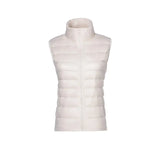 Spring And Autumn Winter New Female Korean Version Standing Collar Light Down Jacket Female Vest Vest Vest Female Plus Size Coat-Outfit