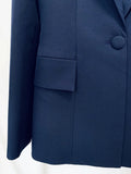 QUALITY New 2023 S/S Designer Suit Set Single Button Slim Fitting Blazer Flare Pants Suit Two Piece Sets Womens