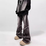 Fongt Street Water Wash Retro Straight Jeans In Summer New Casual Fashion Pants Men's Trending In Wind