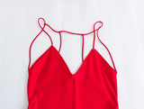 New Silk Satin Texture Underwear Dress 8342275632-Outfit