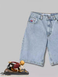Y2K Bigboy Shortformen Street Clothing Embroidered Cowboy-Outfit
