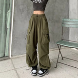 Fongt Overalls Casual Pants Female Summer Versatile Straight Down Leg Pants Loose Wide Leg Pants