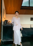 Fongt Xixi 2025 Autumn Dress New High-Waisted Vertiny Temperament Sling Dress High-End Long Dress Women 88096