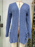 Fall / Winter 2024 Women's Knit Pocket Long Sleeve Casual Cardigan Coat-Outfit