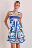 Fongt Summer New Women's Slip Dress Print Slip Dress-68539-Outfit
