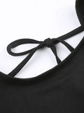 Lace Up Backless Cropped Tank Top-Outfit