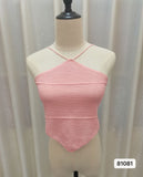 Fongt Girls Hanging Neck Sexy Small Sling Vest Women Wearing Summer Beauty Back Pure Desire Inside A Short
