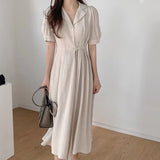 Net Color Short-Sleeved Shirt Skirt-Outfit
