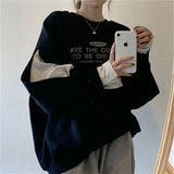 Fake Two-piece Sweatshirts Fashion Loose Versatile
