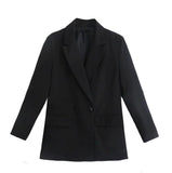 Fongt Women's Explosive Fashion Casual Temperament Commute Multi-Color Suit Long-Sleeved Coat