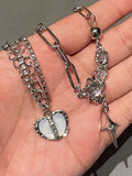 Star Cross Butterfly Heart Vintage Set