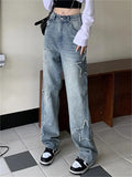 vintage boyfriend jeans with star