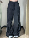Side Stripe Wide Leg Sweatpants-Outfit