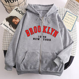 Fongt New Zipper Hoodie Los Angeles California Coat Top