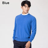 Men's Autumn Winter Cashmere Sweaters Casual Jersey Robe Hombre Homme Hiver Pullover Classic V-Neck O-Neck Knitted Jumper