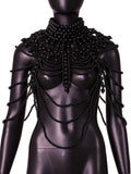 Fongt Handmade Pearl Body Vest Ins Blogger The Same Accessory Body Chain