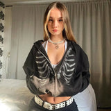 Women's Coat Spring 2022 Letters Towel Embroidered Bomber Jacket Coat Women Street Hip-hop Pilot Baseball Uniform Casual