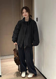 The New Autumn / Winter 2024 Korean Version Loose Hooded Storm Suit Shows Thin Short Jacket Overalls Joker Jacket Jacket Female-Outfit