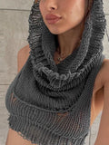 Crochet Knit Tank Top with