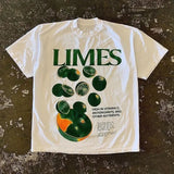 Limes Printed T-shirt-Outfit