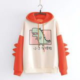 Printed Dinosaur Color Women's Winter