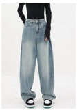 Light Blue Wash Baggy Boyfriend Jeans-Outfit