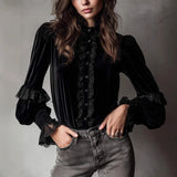 Fongt Female Decoration Suit Autumn Dress Fashion Collar Temperament Retro Coat Woman