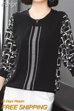 Fashion O-Neck Office Lady Long Sleeve Pullovers for Women 2023 New Simple Dignified Women's Clothing Blouses
