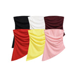 Fongt Women's Clothing INS Net Red Blast Folding Body Asymmetric Top