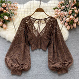 Long Sleeve Open Back Short