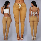 Bullet Pencil Women's Drawstring Lace Casual