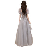 Evening Dress Dress Female Senior Sense High-End Light Luxury Small Sentient Day Wedding Dress Adult French Fugitive Princess Graduation