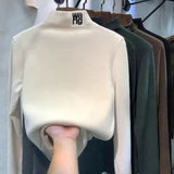 Fongt Korean Version Of Long-Sleeve T-Shirt Women's