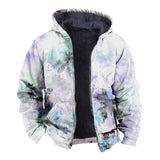 Fongt Solid Color 3D Print Digital Print With Hoodie Cotton Suit-Outfit