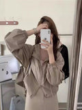 Short Sun Protective Clothing Female Thin Money 2024 Summer New Small Casual Versatile Loose Thin Sun Protective Clothing Coat-Outfit