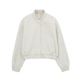 New Soft Solid Color Loose Pilot Jacket 3046272-Outfit