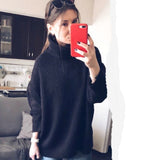 women jumpers turtleneck sweaters oversize winter fashion 2020 long sweater coat batwing sleeve christmas sweate