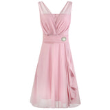 Popular Style Large-Size Bridesmaid Dress Annual Toast Short Dress Dress-Outfit