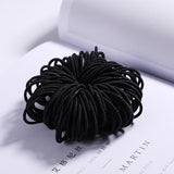 New Girls Candy Colors Nylon Basic Elastic Hair Bands Kids Rubber Bands Headband Scrunchie Fashion Hair
