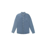 Harajuku Denim Shirt Long-Sleeved Port Style Casual Loose Autumn Shirt Men's Fashion Jacket-Outfit