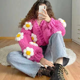 Knitted Chunky Cardigan-Outfit