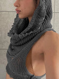 Crochet Knit Tank Top with