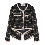 coat hem detachable woolen short loose suit version of autumn and winter