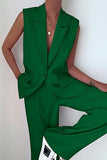 Fongt Vest Suit Suit Women's Clothing
