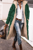 Fongt Women's Cotton Clothes Solid Color Hooded Multi-Color Optional Double-Sided Ladies Warm Thick Coat
